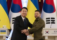 Eine südkoreanische Delegation ist auf dem Weg in die Ukraine, um über Gegenmaßnahmen als Reaktion auf die Eskalation des Krieges zu beraten.