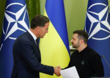 Po zaprzysiężeniu, nowy sekretarz generalny NATO Rutte przybył do Kijowa.