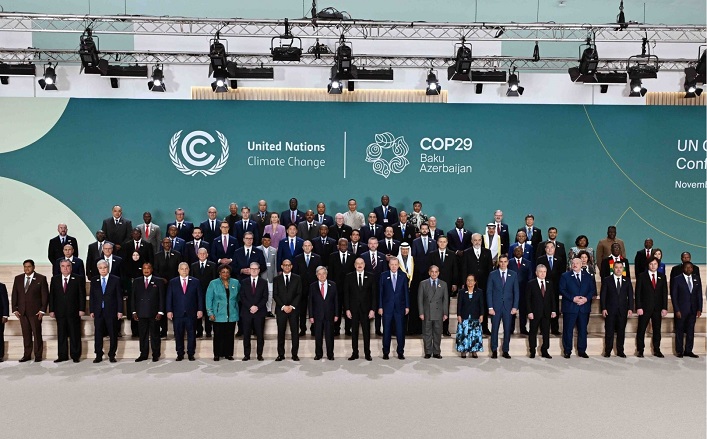 UN climate summit approves $300B in annual funding for developing countries.