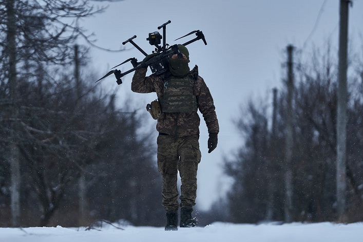 Using drones helps Ukraine to restrain the Russian offensive despite its shortage of military personnel.