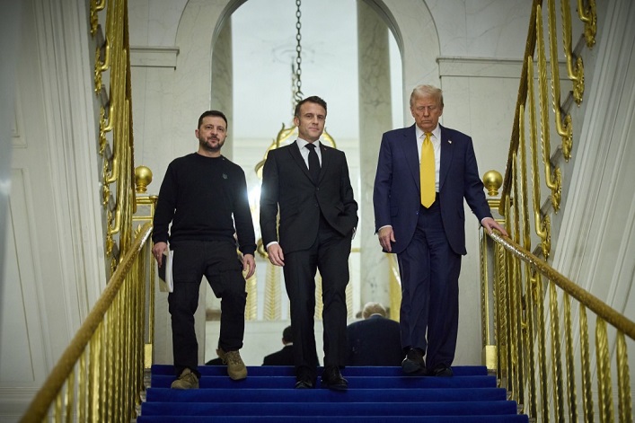 Details from the meeting between Zelenskyy, Trump, and Macron: The leaders discussed freezing the war and how to end it.