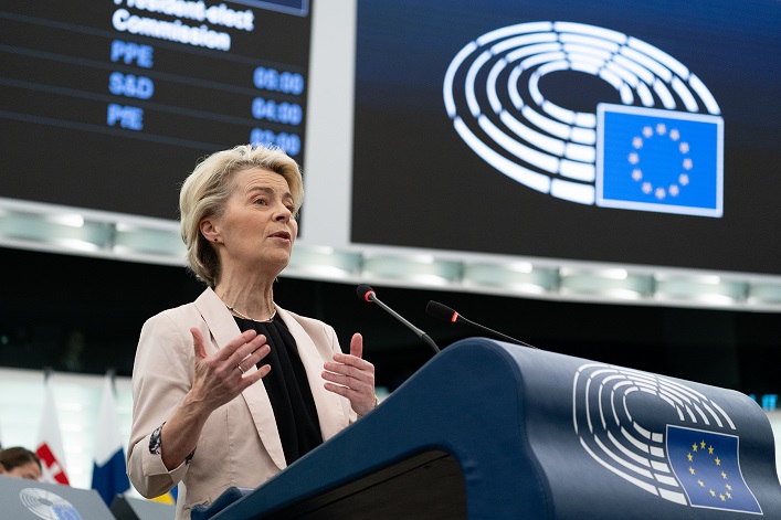 Von der Leyen in the European Parliament: Supporting Ukraine is a strategic goal for the EU.