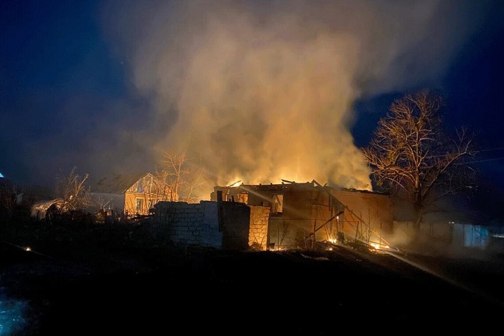 Russia conducts a massive air raid on a city in central Ukraine, while the Armed Forces of Ukraine target the Engels airfield.