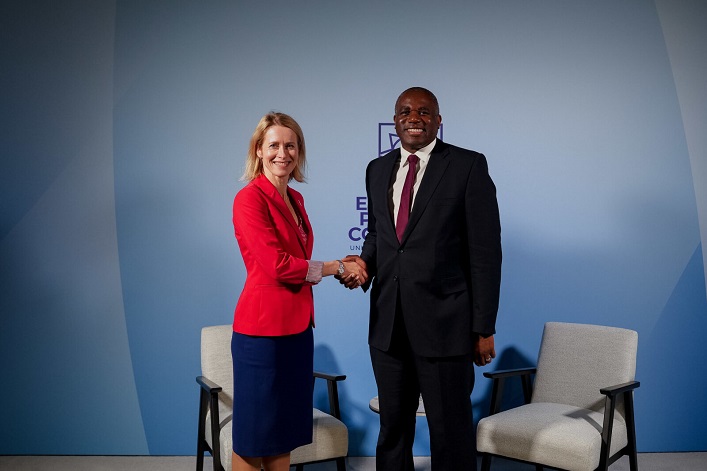 Kaja Kallas and David Lammy