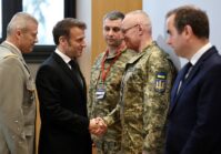 Macron urges NATO to begin planning for Ukraine's security guarantees.