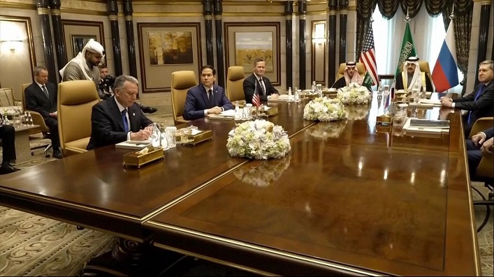 The US, Ukraine, and Russia will hold parallel talks in Riyadh on March 24.