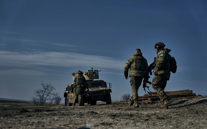 Ukrainian soldiers