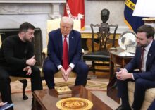 On Friday, Zelenskyy and Trump clashed at the White House over security guarantees for Ukraine.