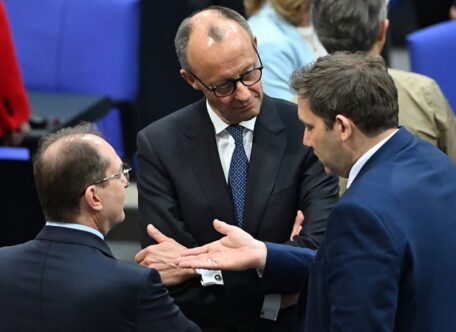 German lawmakers are urging Merz to boost the military budget to support Ukraine.