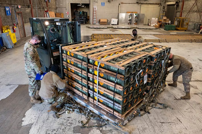 The European Union allocates €1.9B for Ukrainian military support.