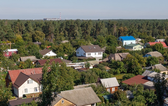 У передмісті Києва дорожчають приватні будинки.