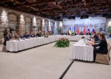 Ukraine and Russia negotiated in Istanbul, during which Moscow made unreasonable demands.