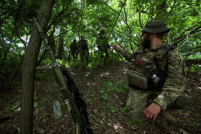 The war in Ukraine is preventing Russia from moving all of its troops to the NATO borders, though the aggressor is building up its military presence near Finland.