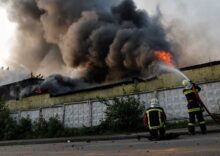 Russia unleashed another massive aerial assault on Kyiv and the Black Sea city of Odesa.