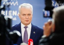 Lithuania urges the disconnection of all Russian banks from the SWIFT network and the imposition of sanctions on the entire fleet of over 1,100 Russian shadow vessels.