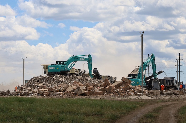A construction waste recycling plant has been launched in Mykolaiv.