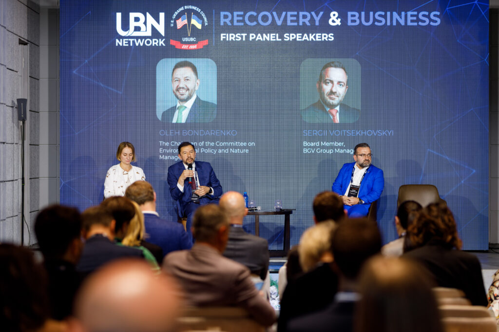 Oleh Bondarenko at UBN Network Live event in Kyiv