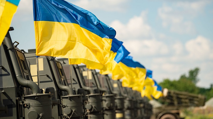 Which ally provides the most support to Ukraine?