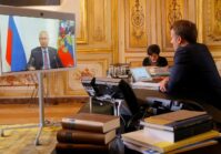 Макрон закликав Путіна якнайшвидше встановити режим припинення вогню та розпочати переговори з Україною.
