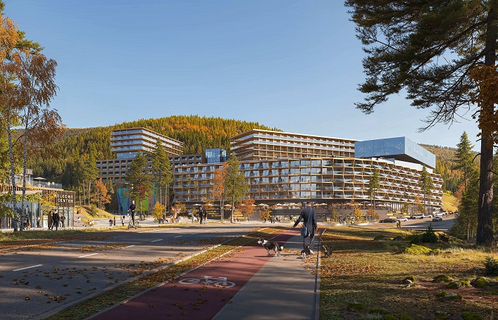 Over 50% of the rooms were sold in the first hotel of the GORO Mountain Resort in the Lviv region within five months.